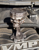 Skull Piston resin figurine