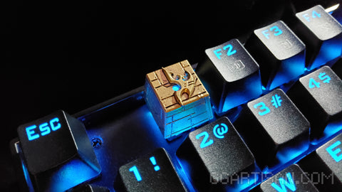Protoss RGB artisan keycap