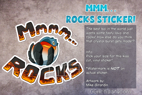 Dodogama Mmm Rocks sticker